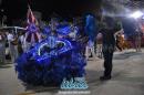 Desfile en la pasarela del samba de Carumb en la segunda noche de 2013