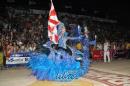 Desfile en la pasarela del samba de Carumb en la segunda noche de 2013