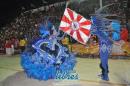 Desfile en la pasarela del samba de Carumb en la segunda noche de 2013