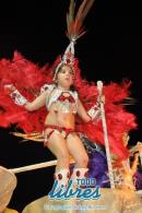 Desfile en la pasarela del samba de Carumb en la segunda noche de 2013