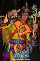 Desfile en la pasarela del samba de Carumb en la segunda noche de 2013
