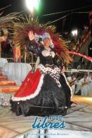 Desfile en la pasarela del samba de Carumb en la segunda noche de 2013