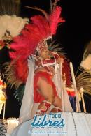 Desfile en la pasarela del samba de Carumb en la segunda noche de 2013