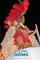 Desfile en la pasarela del samba de Carumb en la segunda noche de 2013