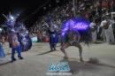 Desfile en la pasarela del samba de Carumb en la segunda noche de 2013