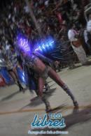 Desfile en la pasarela del samba de Carumb en la segunda noche de 2013