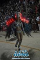 Desfile en la pasarela del samba de Carumb en la segunda noche de 2013