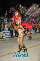 Desfile en la pasarela del samba de Carumb en la segunda noche de 2013