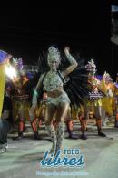 Desfile en la pasarela del samba de Carumb en la segunda noche de 2013