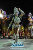Desfile en la pasarela del samba de Carumb en la segunda noche de 2013