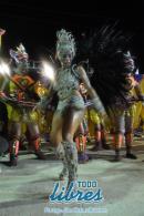 Desfile en la pasarela del samba de Carumb en la segunda noche de 2013