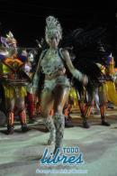 Desfile en la pasarela del samba de Carumb en la segunda noche de 2013