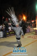 Desfile en la pasarela del samba de Carumb en la segunda noche de 2013