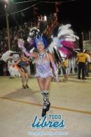 Desfile en la pasarela del samba de Carumb en la segunda noche de 2013