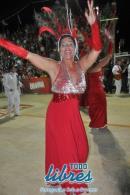 Desfile en la pasarela del samba de Carumb en la segunda noche de 2013