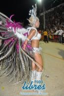 Desfile en la pasarela del samba de Carumb en la segunda noche de 2013