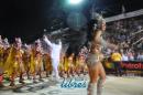 Desfile en la pasarela del samba de Carumb en la segunda noche de 2013