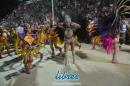 Desfile en la pasarela del samba de Carumb en la segunda noche de 2013