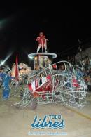 Desfile en la pasarela del samba de Carumb en la segunda noche de 2013