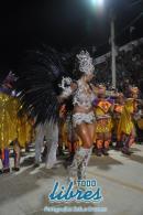 Desfile en la pasarela del samba de Carumb en la segunda noche de 2013