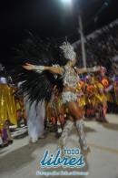 Desfile en la pasarela del samba de Carumb en la segunda noche de 2013