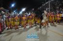 Desfile en la pasarela del samba de Carumb en la segunda noche de 2013