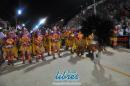Desfile en la pasarela del samba de Carumb en la segunda noche de 2013