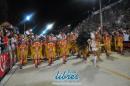 Desfile en la pasarela del samba de Carumb en la segunda noche de 2013