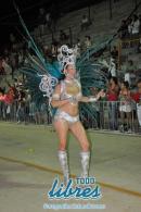 Desfile en la pasarela del samba de Carumb en la segunda noche de 2013