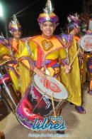 Desfile en la pasarela del samba de Carumb en la segunda noche de 2013