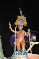 Desfile en la pasarela del samba de Carumb en la segunda noche de 2013
