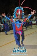 Desfile en la pasarela del samba de Carumb en la segunda noche de 2013
