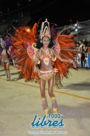 Desfile en la pasarela del samba de Carumb en la segunda noche de 2013