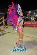 Desfile en la pasarela del samba de Carumb en la segunda noche de 2013