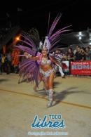 Desfile en la pasarela del samba de Carumb en la segunda noche de 2013