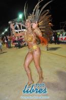 Desfile en la pasarela del samba de Carumb en la segunda noche de 2013