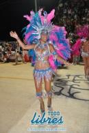 Desfile en la pasarela del samba de Carumb en la segunda noche de 2013