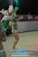 Desfile de las comparsas del grupo "B" en la tercer noche