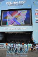 lbum de fotos del Fifa Fan Fest en Porto alegre
