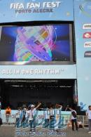 lbum de fotos del Fifa Fan Fest en Porto alegre