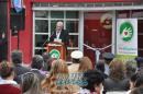 Fotos de la inauguracin de policonsultorios, tomografo y ambulancia