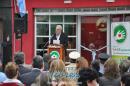 Fotos de la inauguracin de policonsultorios, tomografo y ambulancia