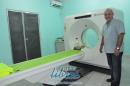 Fotos de la inauguracin de policonsultorios, tomografo y ambulancia