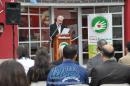 Fotos de la inauguracin de policonsultorios, tomografo y ambulancia