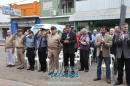 Fotos de la inauguracin de policonsultorios, tomografo y ambulancia