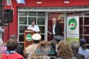 Fotos de la inauguracin de policonsultorios, tomografo y ambulancia