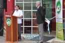 Fotos de la inauguracin de policonsultorios, tomografo y ambulancia