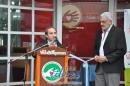 Fotos de la inauguracin de policonsultorios, tomografo y ambulancia