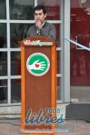 Fotos de la inauguracin de policonsultorios, tomografo y ambulancia