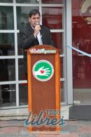 Fotos de la inauguracin de policonsultorios, tomografo y ambulancia